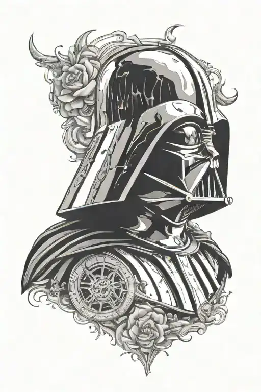 Vader tattoo design idea