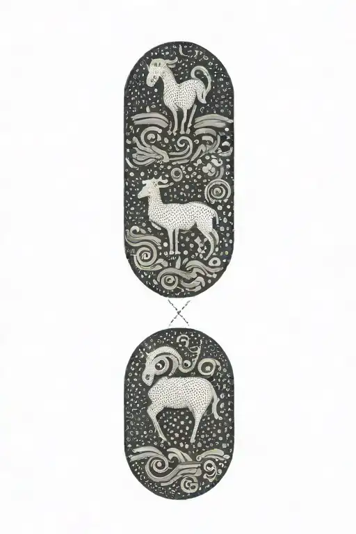 risk and reward (aries) tattoo design idea