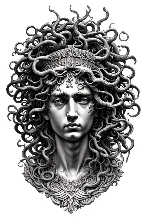 medusa greek mythology tattoo design idea