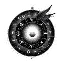 Birth Chart tattoo design idea