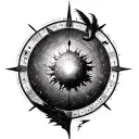 Birth Chart tattoo design idea