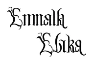 "EmmaLuka" Two Word Ambigram Generator tattoo design idea