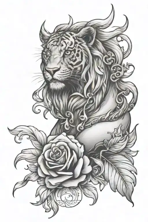 Courage tattoo design idea