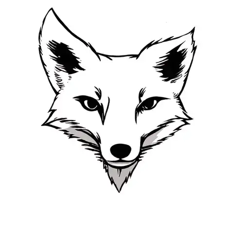 one piece style tattoo  Fox head pirate simple beautiful  tattoo design idea
