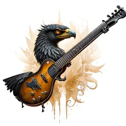 Veillette Avante Gryphon High Tuned 12 String shotgun tattoo design idea