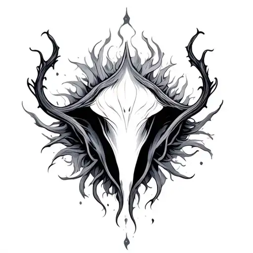 Vulva tattoo design idea