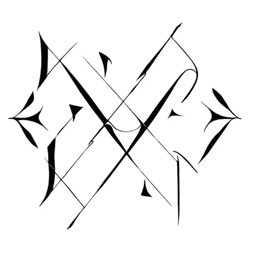 Runes Pertho, Raido and Dagaz tattoo design idea