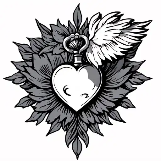 Chastity property  tattoo design idea