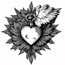 Chastity property  tattoo design idea