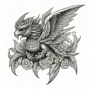 Garuda tattoo design idea