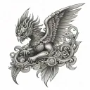 Garuda tattoo design idea