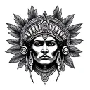 band azteca tattoo design idea