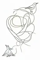 3 friends tattoo design idea