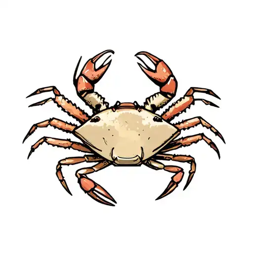 crab tattoo design idea