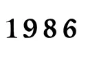 "1986" tattoo design idea