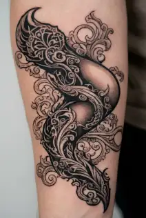 lilith bdsm anal plug tattoo design idea