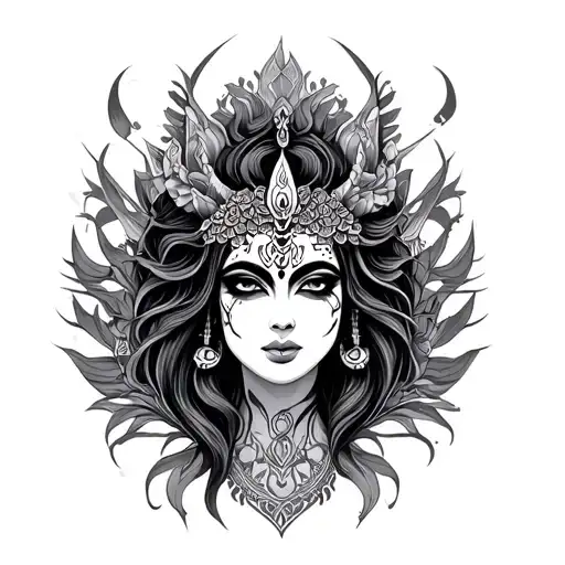 Kali tattoo design idea