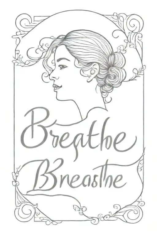breathe  tattoo design idea