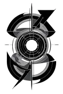 geometric circle of fifths tattoo design idea