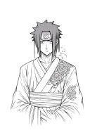 itachi uchiha with illusion tattoo design idea