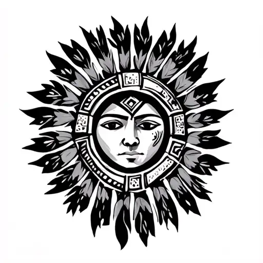mapuche tattoo design idea