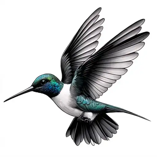 Louis Vuitton hummingbird tattoo design idea