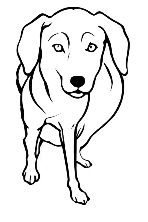 memorial for dog who passed away on 10/12/25 tattoo design idea