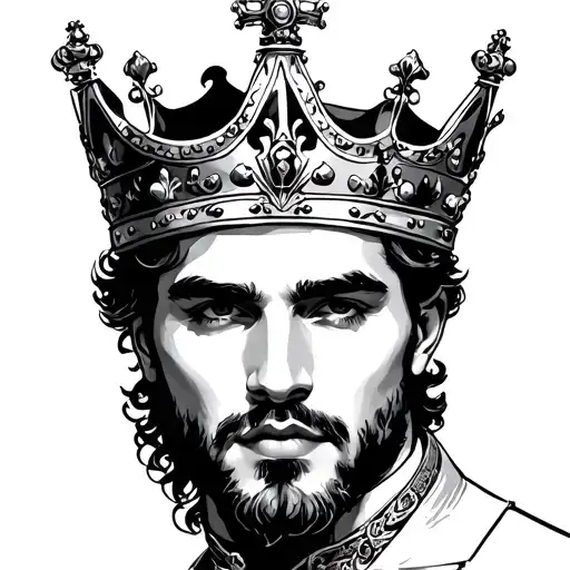 representing crown prince and the tattoo design idea