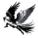 Icarus tattoo design idea