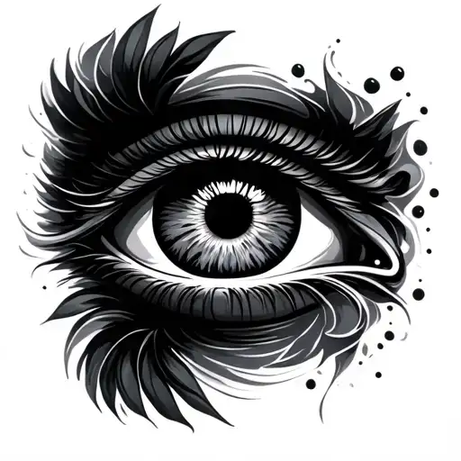Turkish Eye tattoo design idea