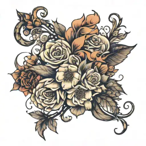 They left, their name remained. tattoo design idea