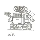 wall-e tattoo design idea