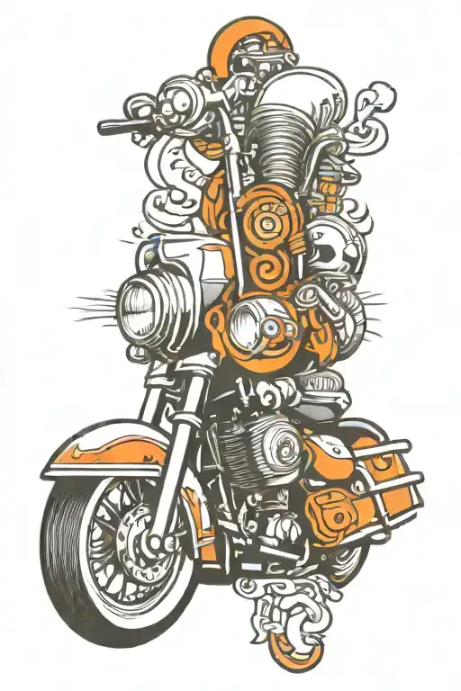 left forearm harley davidson tattoo tattoo design idea