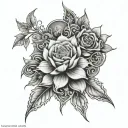 Alhamdulillah tattoo design idea