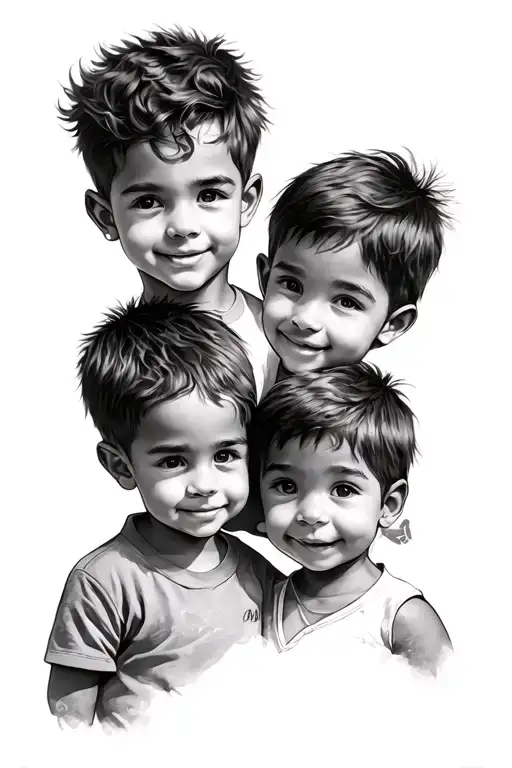 Family of 3 Lucas 04/June/2023 tattoo design idea