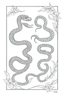 Snake and scorpion  tattoo design idea