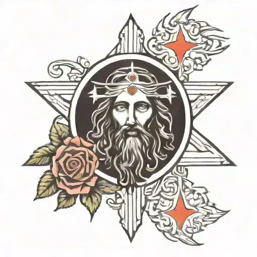 religion symbols Christ, loneliness Some ideas tattoo design idea