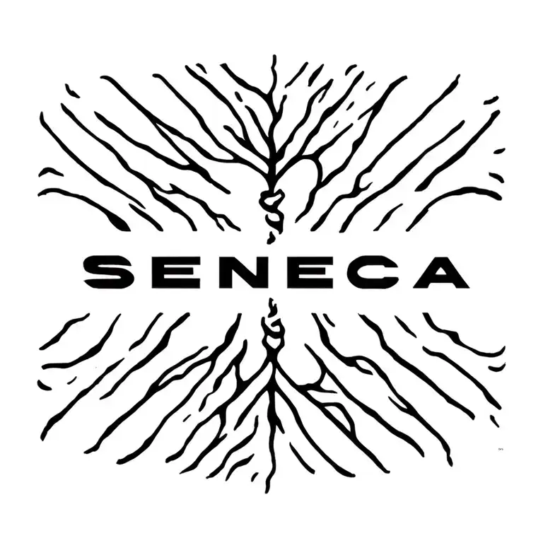 "SENECA" "SENECA" spine tattoo tattoo design idea