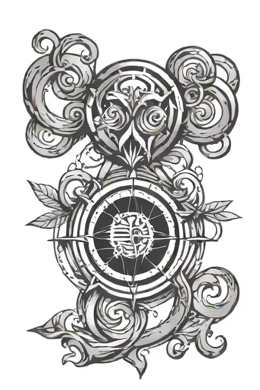 Boredom Symbol tattoo design idea