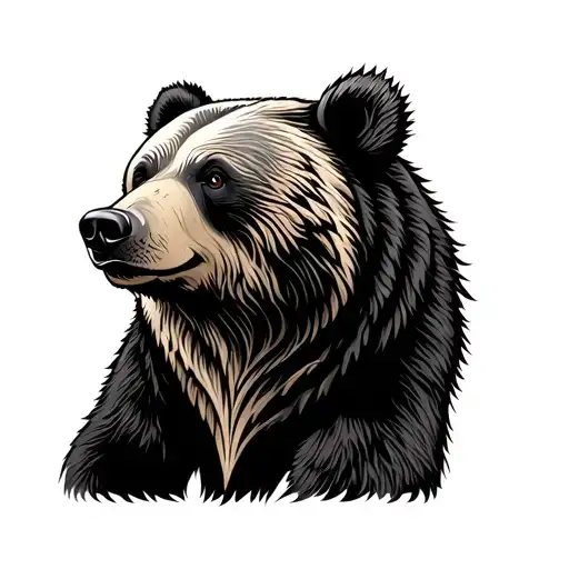 bear tribal tattoo tattoo design idea