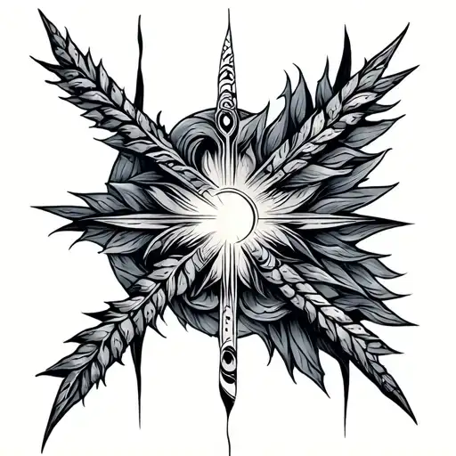 Ogham tattoo design idea