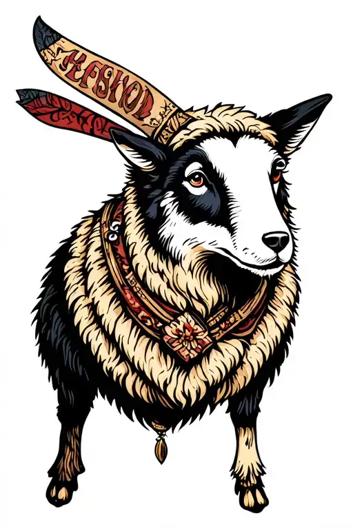 sheep in wolf's clothing tattoo design idea