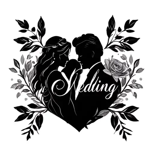 Wedding Anniversary tattoo design idea