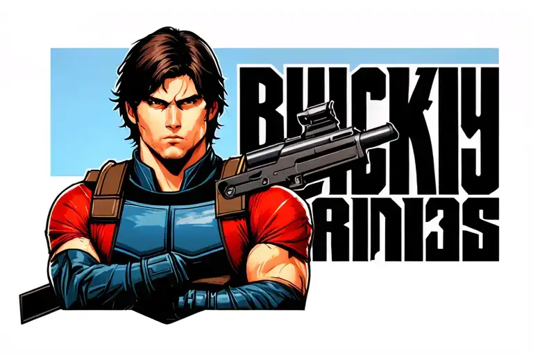 bucky barnes tattoo design idea