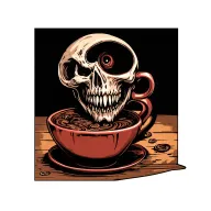 Coffee tattoo design idea