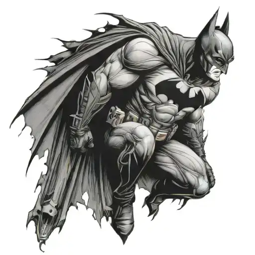 Batman tattoo design idea