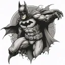 Batman tattoo design idea