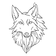 Wolf and Raven tattoo design idea