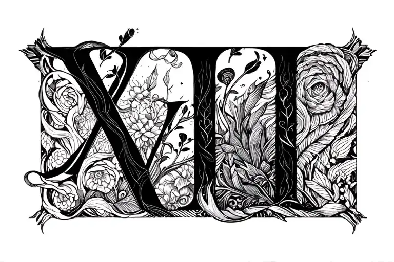 XVIII-IX-MMVIII tattoo design idea