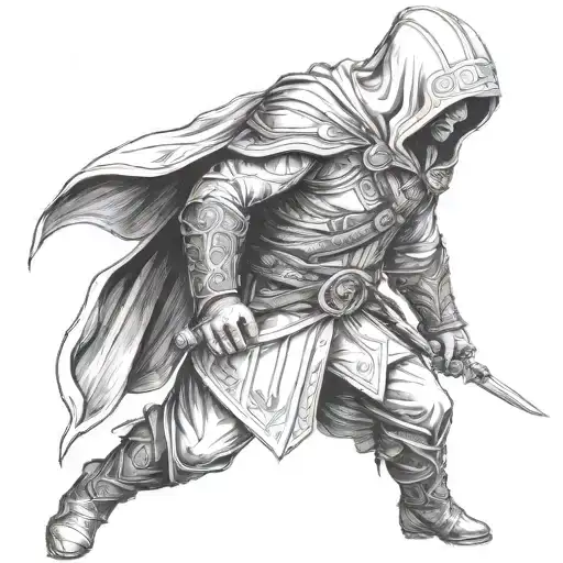 Ezio tattoo design idea